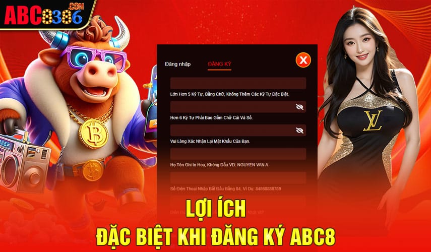 Đăng ký ABC8 với nhiều lợi ích đặc biệt